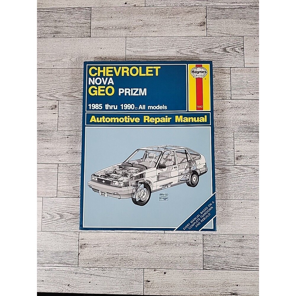 Chevrolet NOVA GEO PRIZM 1985-1990 Repair Manual Shop Service Book Haynes Chevy